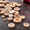 Light Brown Wooden Buttons By Loops By Loops & Threads®